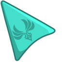 Genshin Impact Anemo on Turquoise Background