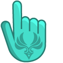Genshin Impact Anemo on Turquoise Background