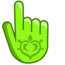 Genshin Impact Dendro on Green Background