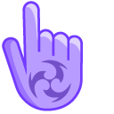 Genshin Impact Electro on Purple Background