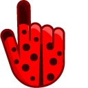 Ladybug Red-Black Print