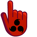 Naruto Cursed Seal of Heaven on Red Background