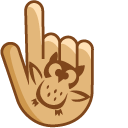 Owl on Brown Background