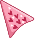 Pink and Red Hearts