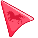 Red Unicorn on Red