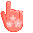 Sakura on Pink Background