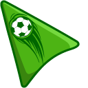 Soccer Ball on Green Background