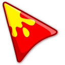 Yellow Stain on Red