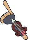 Amphibia Marcy Wu and Hand-Mounted Crossbow