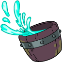 Amphibia Polly Plantar and Wooden Bucket 