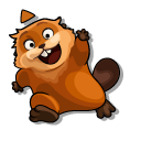 Hoppers Beaver and Mabel Tanaka