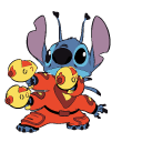 Lilo & Stitch Stitch Crying and Playing with Blasters