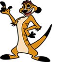Lion King Timon and Pumbaa