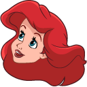 The Little Mermaid Ariel and Flounder