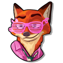 Zootopia 2 Nick Wilde and his Pink Glasses