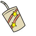Dragon Ball Konkichi and Paper Cup