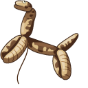 Shrek Snake and Frog Balloons