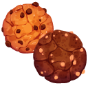 Glass of Milk and Chocolate Cookies For Santa