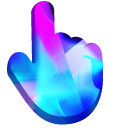 Cyan and Magenta Fluid Lights