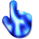 Electric Blue Ripples Fluid