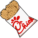 Chick-fil-A Soda Drink and Waffle Potato Fries