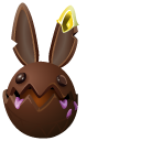 Fortnite Bun Bun Skin Choco Shell Back Bling