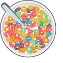 Cat Wanting Fruit Loops