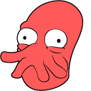 Futurama Dr. Zoidberg and Flag