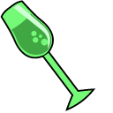 Futurama Edna and Wineglass
