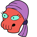 Futurama Edna and Wineglass