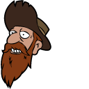 Futurama Old Man Waterfall and Cowboy Hat