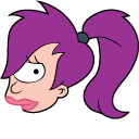 Futurama Turanga Leela and Nibbler