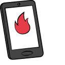 Gacha Life Daisy and Fire Phone