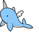 Gacha Life Kat and Narwhal Plushie