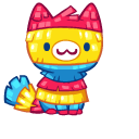 Cat Game: The Cats Collector Sticky Note and Pinata