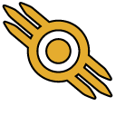 Fallout Vault Boy and Vault-Tec Logo