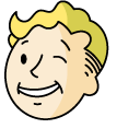 Fallout Vault Boy and Vault-Tec Logo