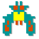 Galaga Zako and Boss Galaga