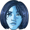 Halo Cortana and Data Crystal Chip