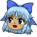 Touhou Project Cirno and Flowers