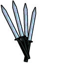 Touhou Project Sakuya Izayoi and Daggers