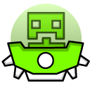 Geometry Dash Cube 10 and UFO 12