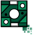 Geometry Dash Cube 117 and UFO 34