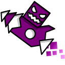 Geometry Dash Cube 145 and Ship 13