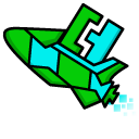 Geometry Dash Cube 3 and Ship 7