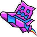 Geometry Dash Cube 39 and Ship 7