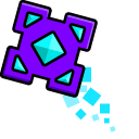 Geometry Dash Cube 41 and Ship 10