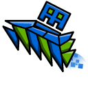 Geometry Dash Cube 5 and Ship 5