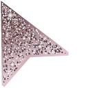 African Violet Glitter
