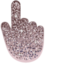 African Violet Glitter
